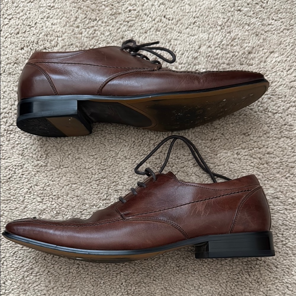 Men's Brown Leather Dress Shoes Stacy Adams